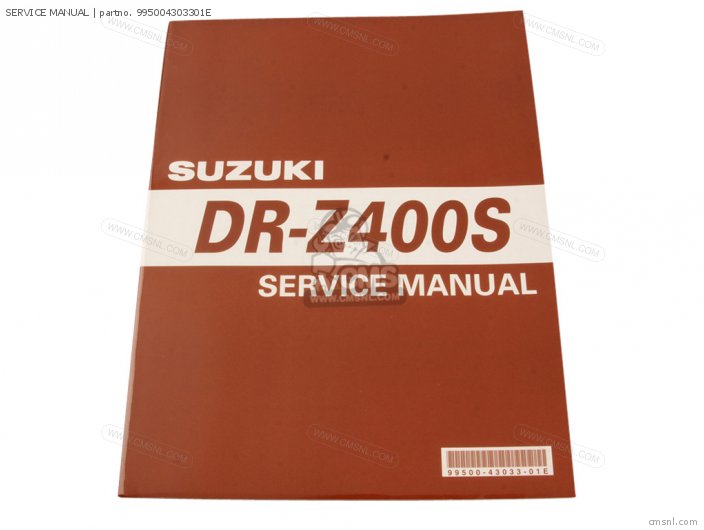 Suzuki SERVICE MANUAL 995004303301E