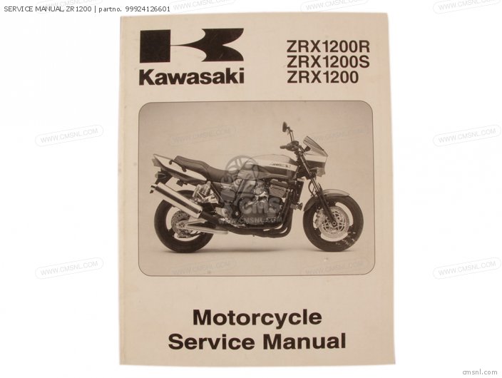 Service Manual, Zr1200 photo