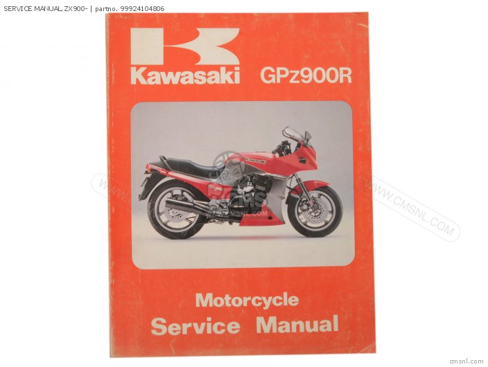 Service Manual, Zx900- photo
