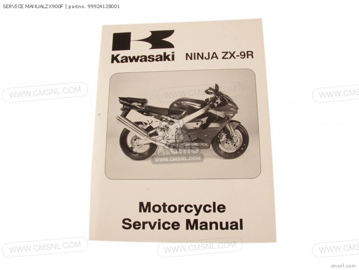 Kawasaki SERVICE MANUALZX900F 99924128001