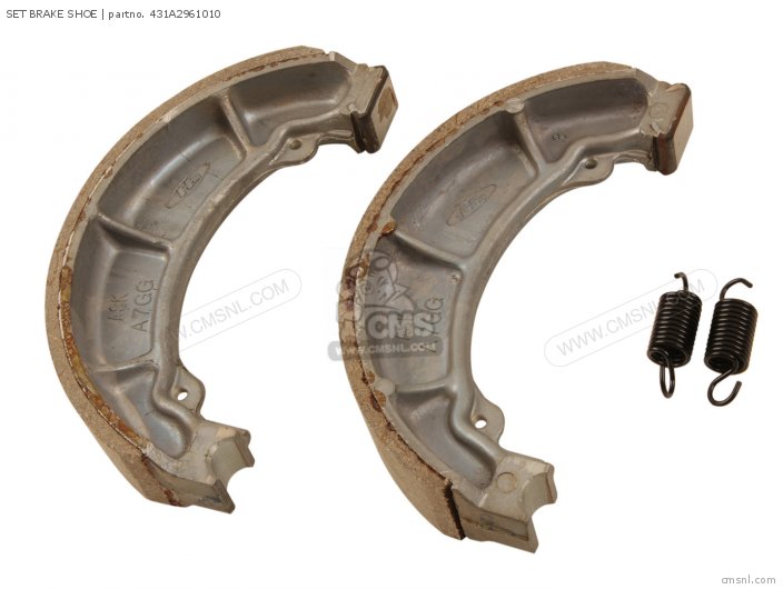 Honda SET BRAKE SHOE (MCA) 431A2961010 Honda SET BRAKE SHOE (MCA) 431A2961010