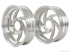SET COMP, WHEEL 12 INCH 2.75F 3.50R TUBELESS (ALLOY) SET COMP, WHEEL 12 INCH 2.75F 3.50R TUBELESS (ALLOY)