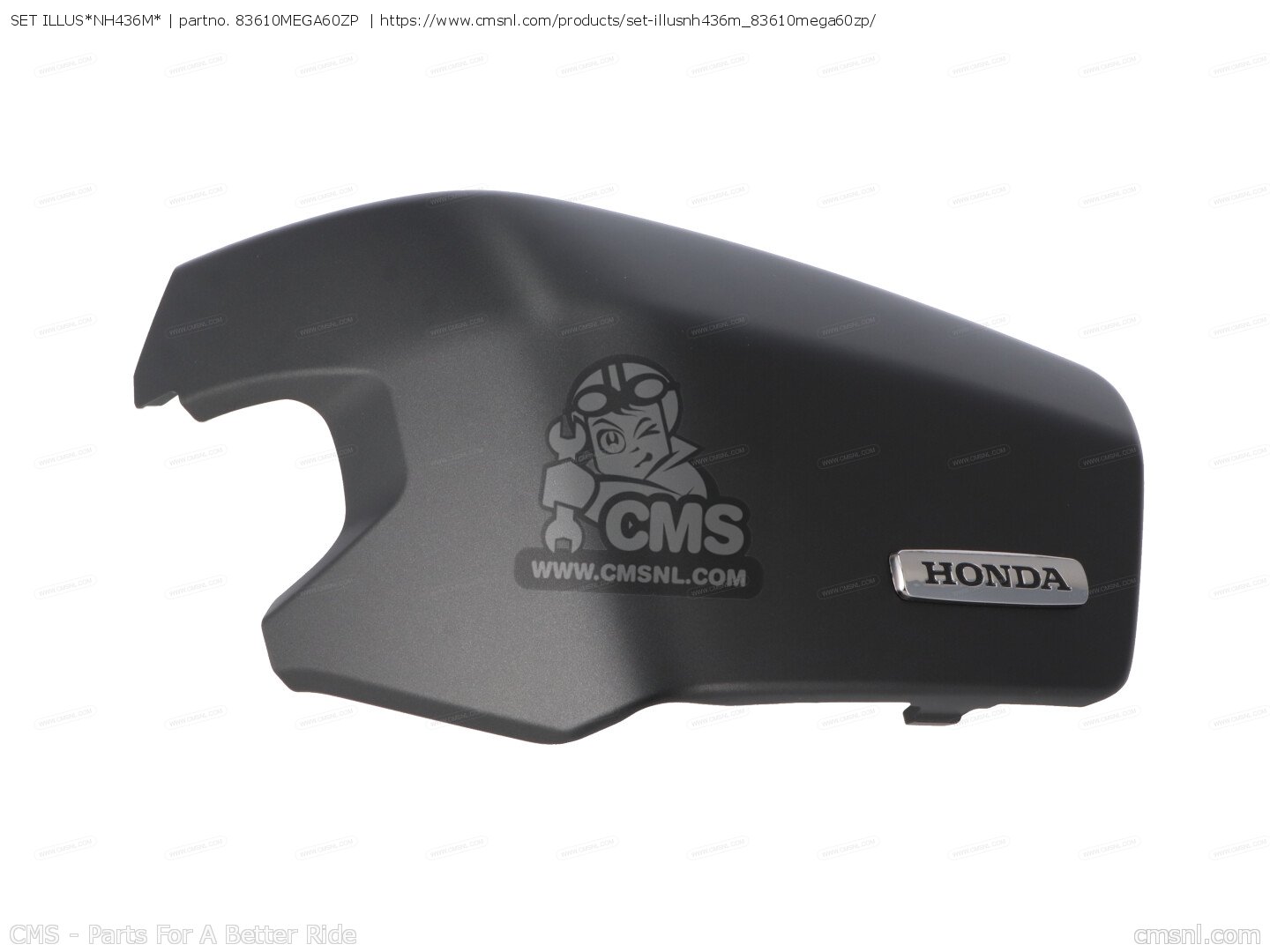 83610MEGA60ZP: SET ILLUS*NH436M* Honda - buy the 83610-MEG-A60ZP