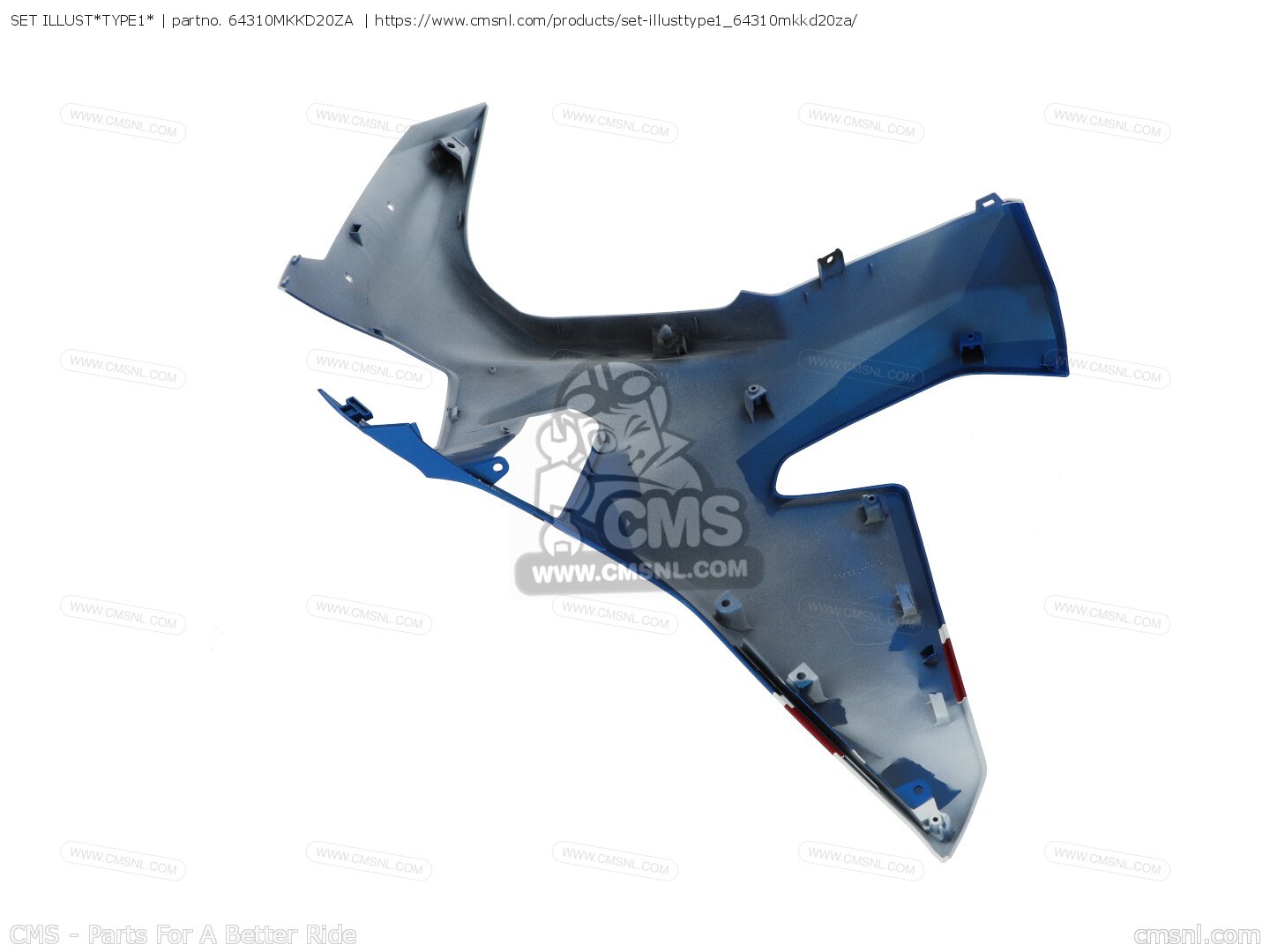 64310MKKD20ZA: SET ILLUST*TYPE1* Honda - buy the 64310-MKK