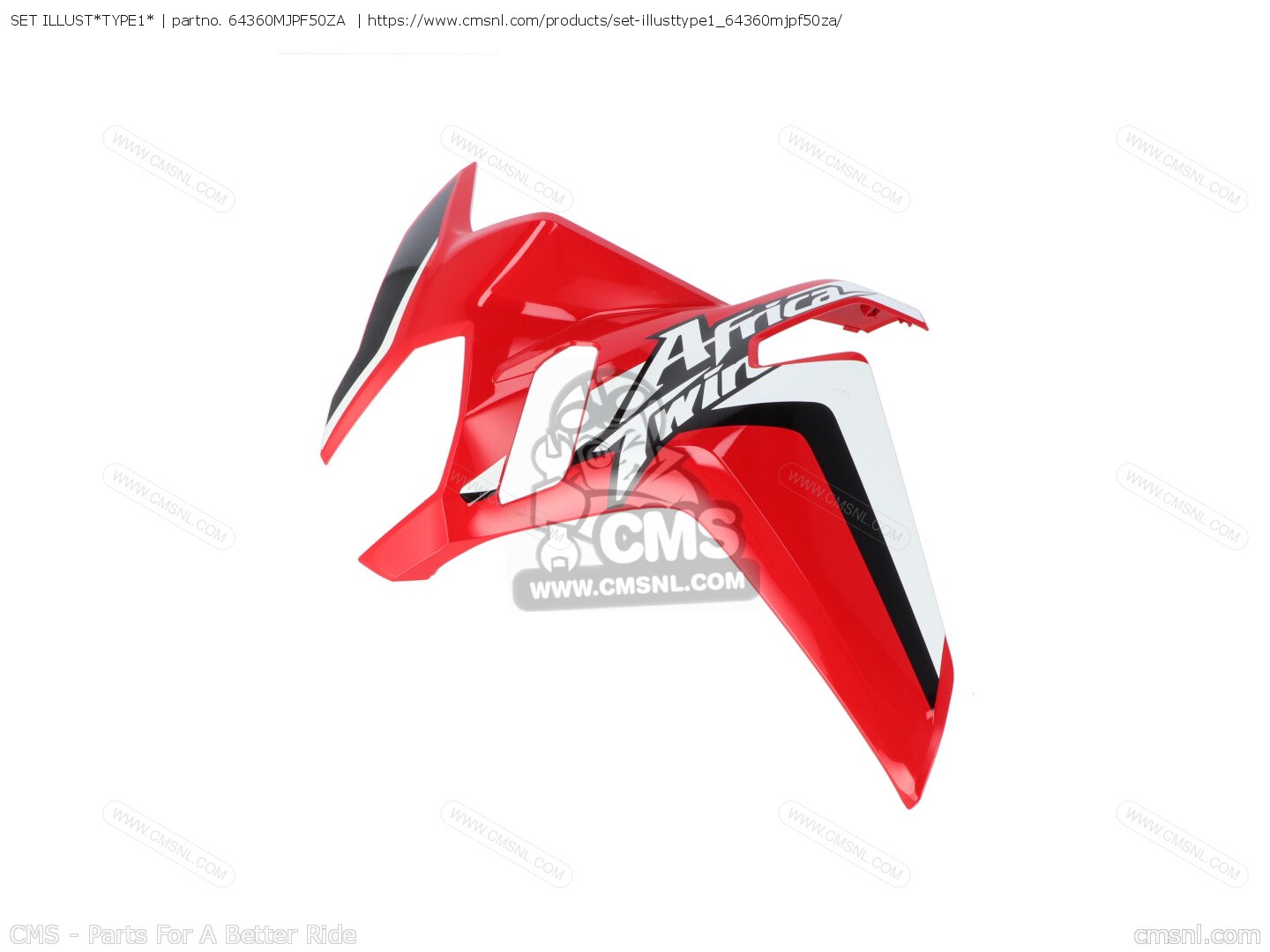 HONDA ホンダ純正部品 SET ILLUST*TYPE4* 81424-MBY-660ZA