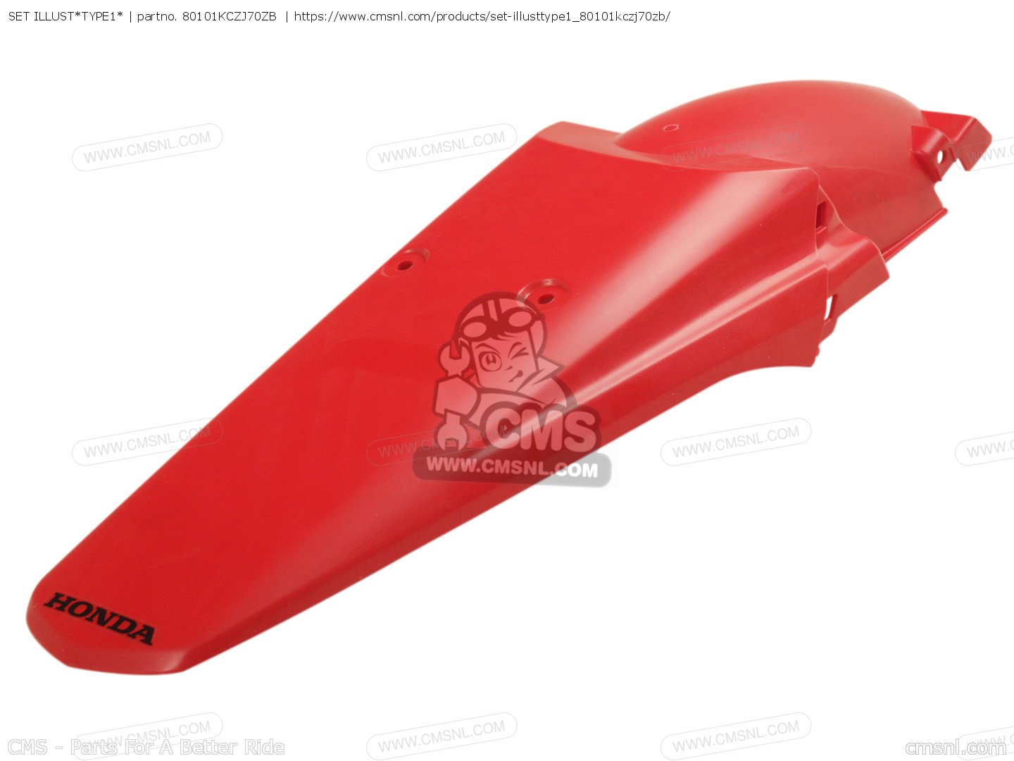 SET ILLUST*TYPE1* for XR250 2007 (7) JAPAN MD30-200 - order at CMSNL