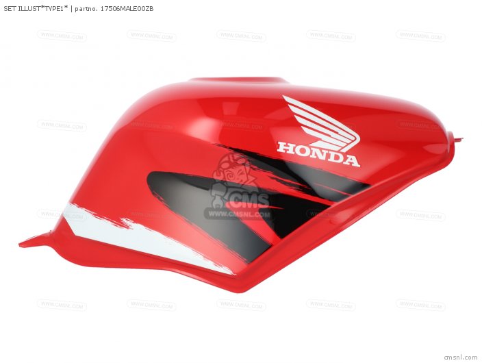 Honda SET ILLUST*TYPE1* 17506MALE00ZB