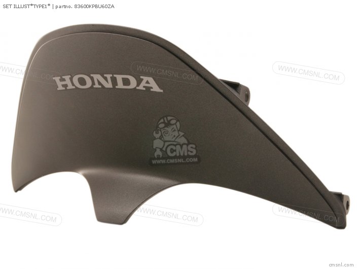 Honda SET ILLUST*TYPE1* 83600KPBU60ZA Honda SET ILLUST*TYPE1* 83600KPBU60ZA