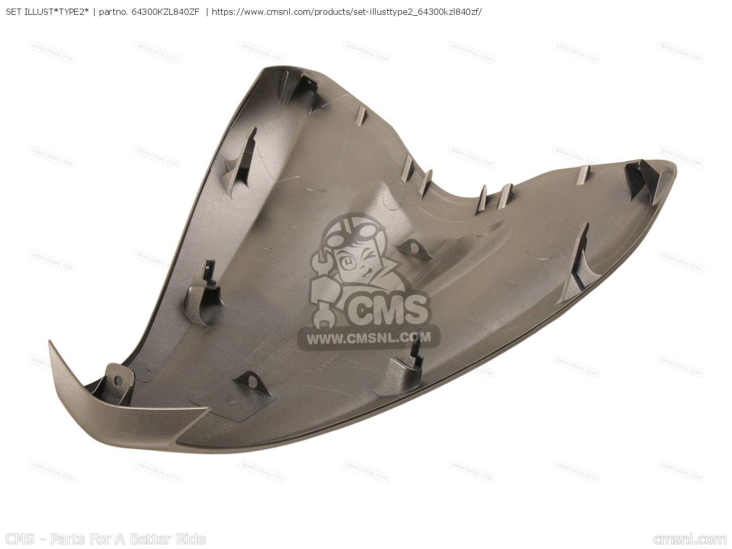 64300KZL840ZF: SET ILLUST*TYPE2* Honda - buy the 64300-KZL-840ZF