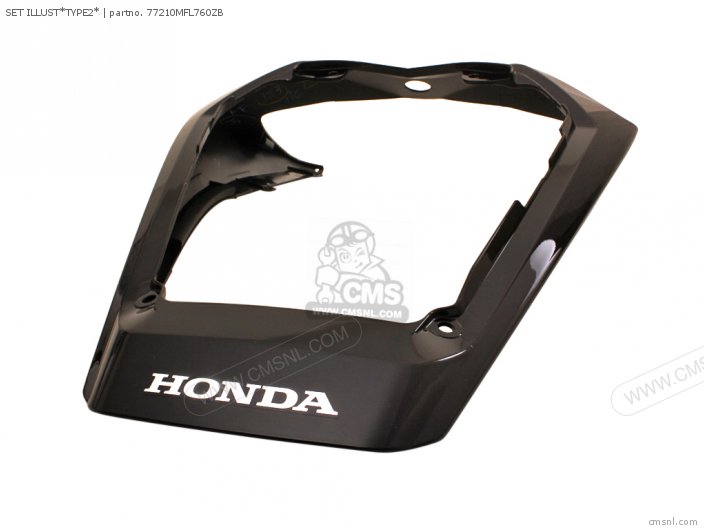 Honda SET ILLUST*TYPE2* 77210MFL760ZB