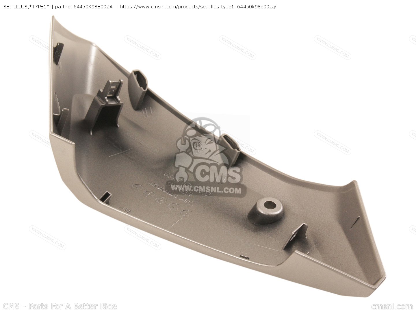 64450K98E00ZA: SET ILLUS,*TYPE1* Honda - buy the 64450-K98-E00ZA