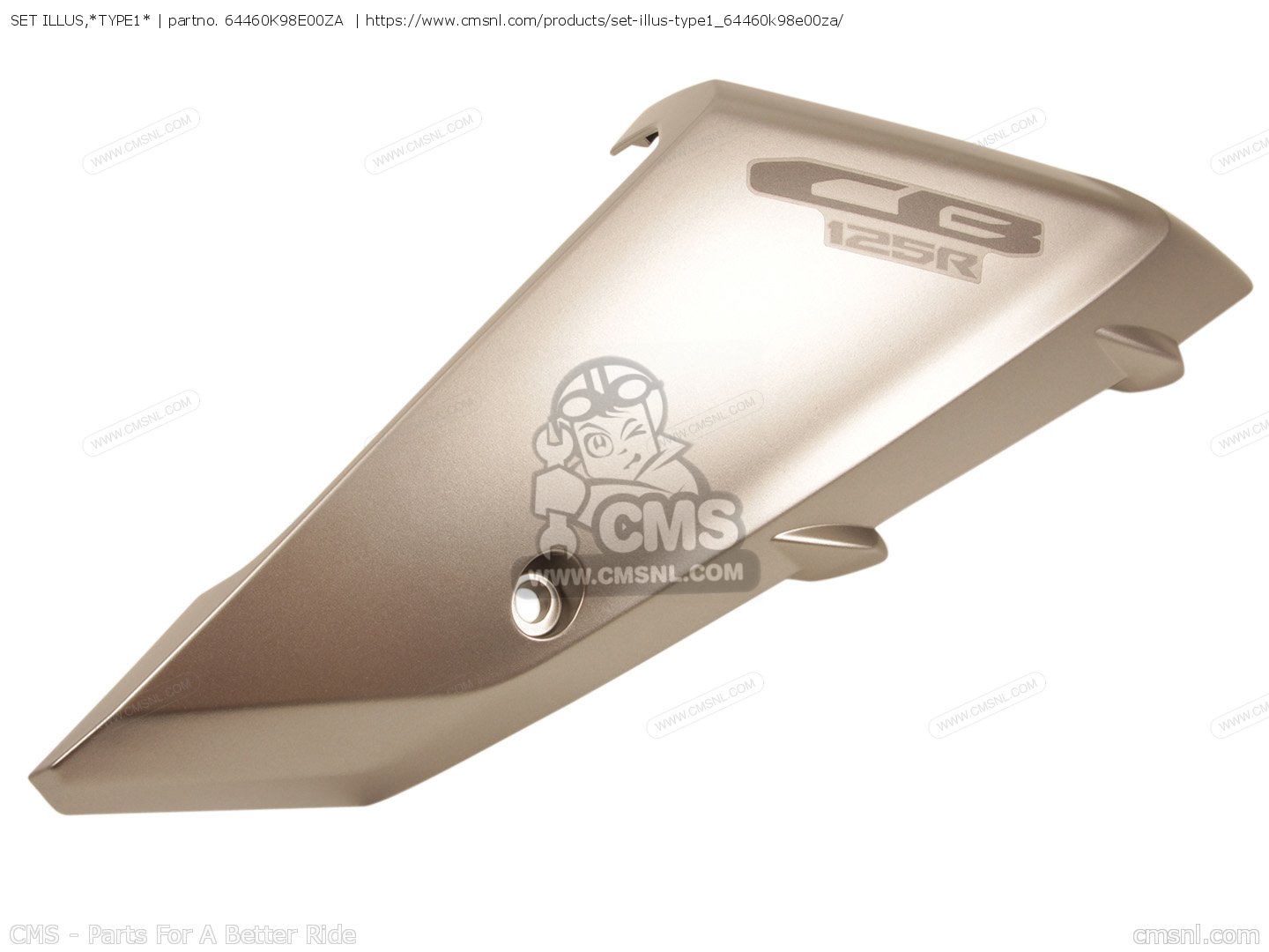 64460K98E00ZA: SET ILLUS,*TYPE1* Honda - buy the 64460-K98-E00ZA