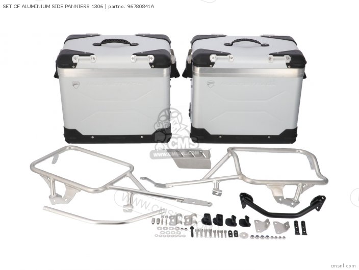 Ducati SET OF ALUMINIUM SIDE PANNIERS 1306 96780841A