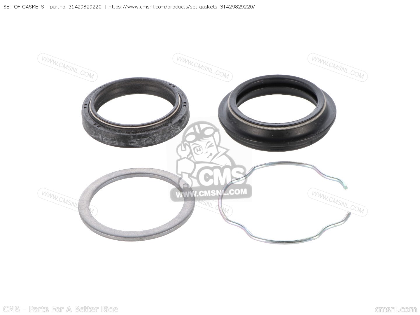 31429829220: SET OF GASKETS BMW - buy the 31 42 9 829 220 at CMSNL