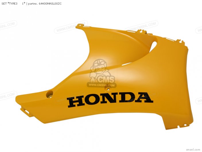 Honda SET *TYPE3     1* 64400MASL00ZC