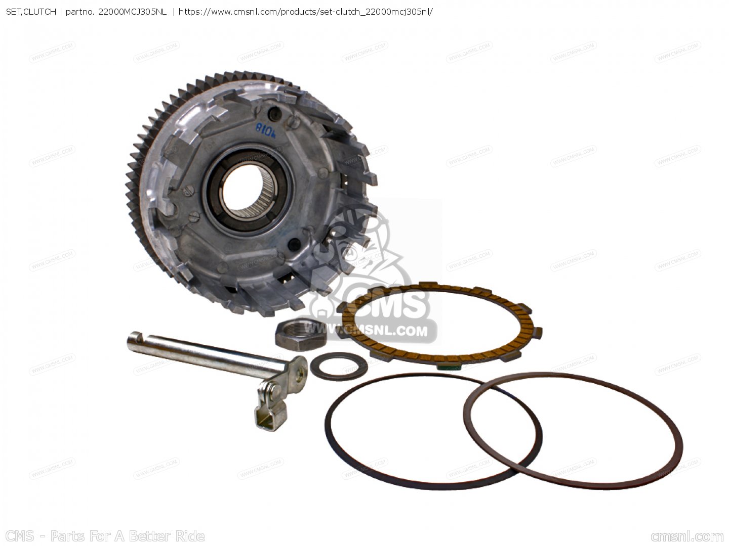 22000MCJ305NL Set,clutch Honda buy the 22000MCJ305NL at CMSNL