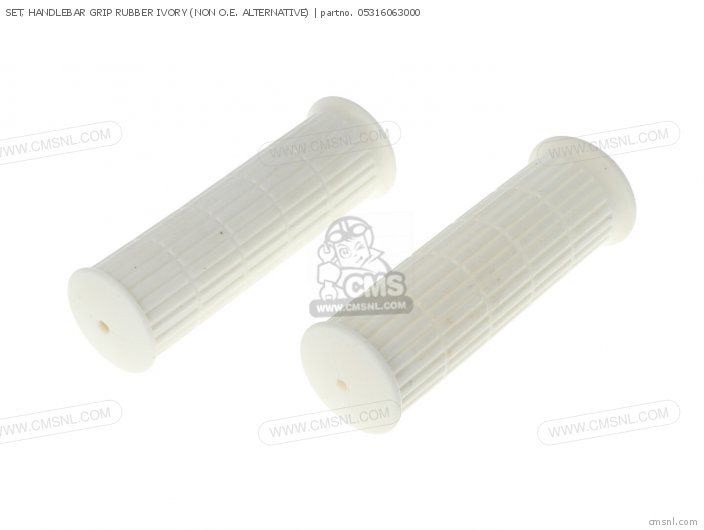 Honda SET, HANDLEBAR GRIP RUBBER IVORY (NON O.E. ALTERNATIVE) 05316063000