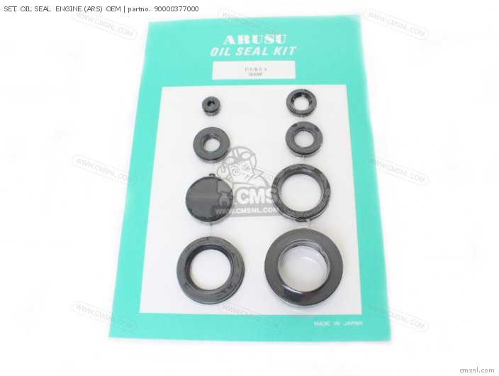 Honda SET, OIL SEAL ENGINE (ARS) OEM 90000377000