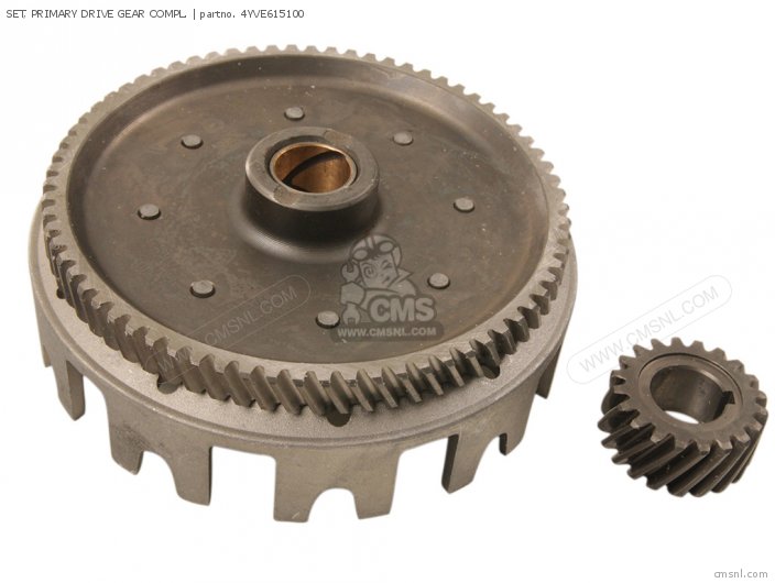 Yamaha SET, PRIMARY DRIVE GEAR COMPL. 4YVE615100