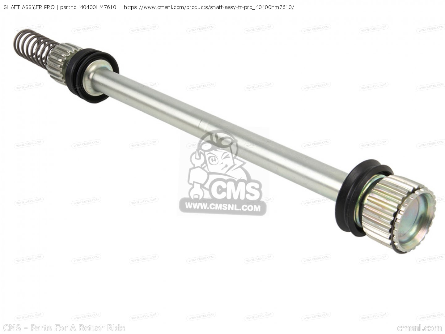 40400HM7610 Shaft Assy,fr Pro Honda buy the 40400HM7610 at CMSNL