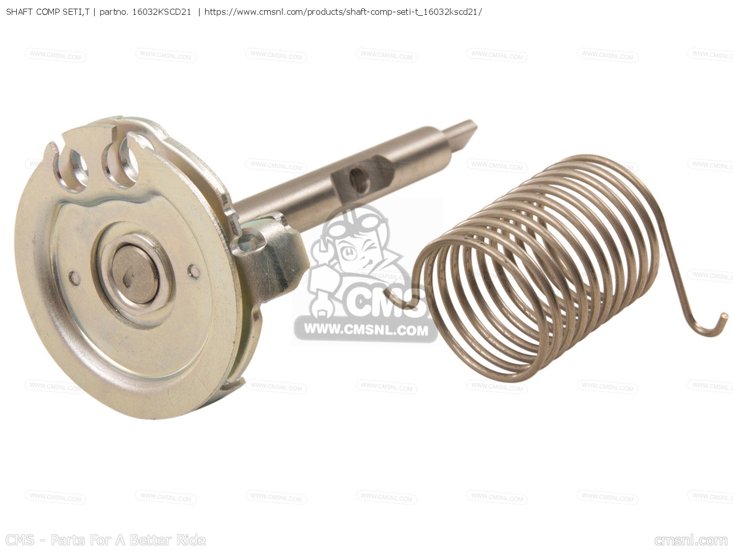 16032KSCD21: SHAFT COMP SETI,T Honda - buy the 16032-KSC-D21 at CMSNL