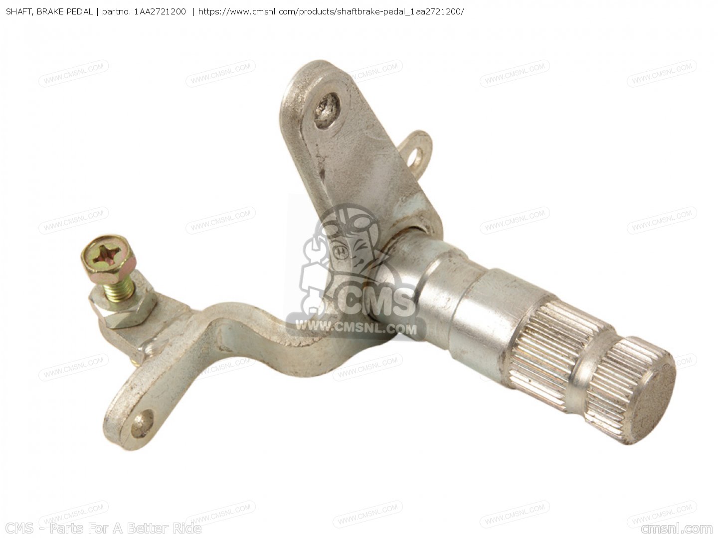1AA2721200 Shaft, Brake Pedal Yamaha buy the 1AA2721200 at CMSNL