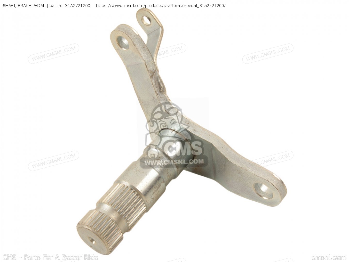 31A2721200 Shaft, Brake Pedal Yamaha buy the 31A2721200 at CMSNL
