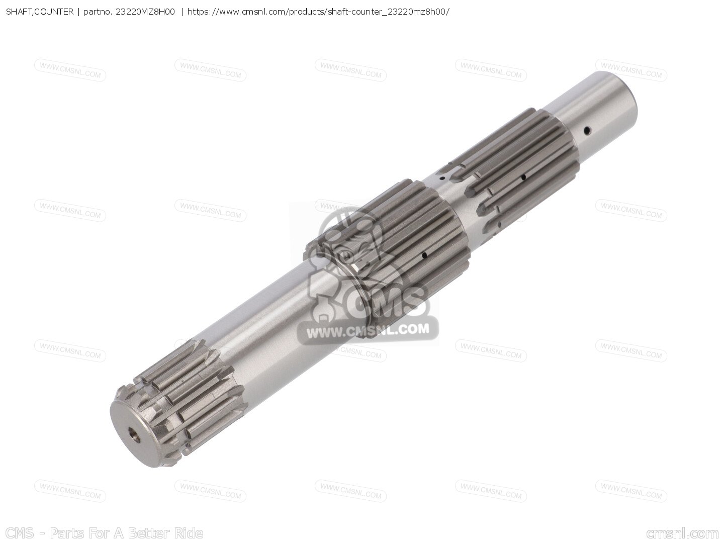 23220MZ8H00 Shaft,counter Honda buy the 23220MZ8H00 at CMSNL