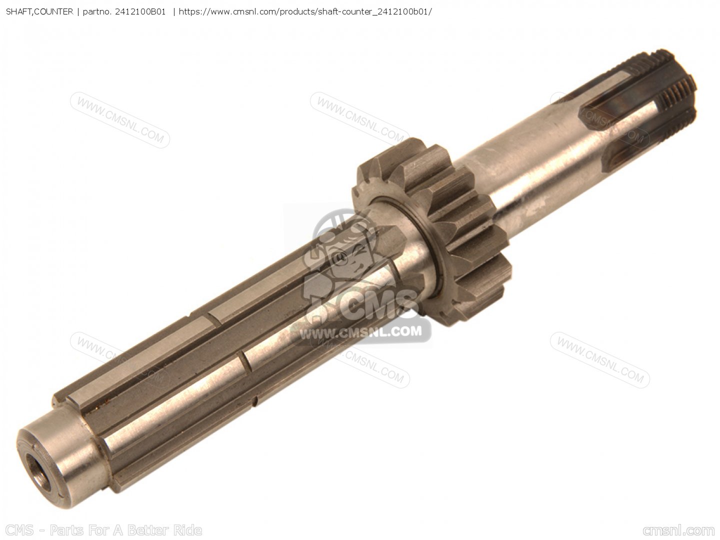 SHAFT,COUNTER for RM250 1987 (H) order at CMSNL