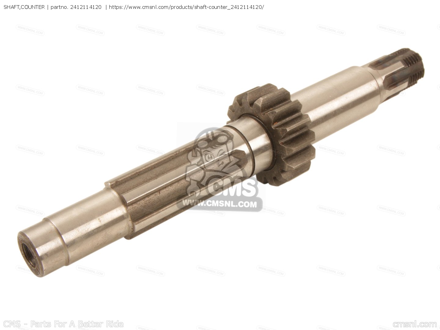 SHAFT,COUNTER for RM125 1983 (D) order at CMSNL