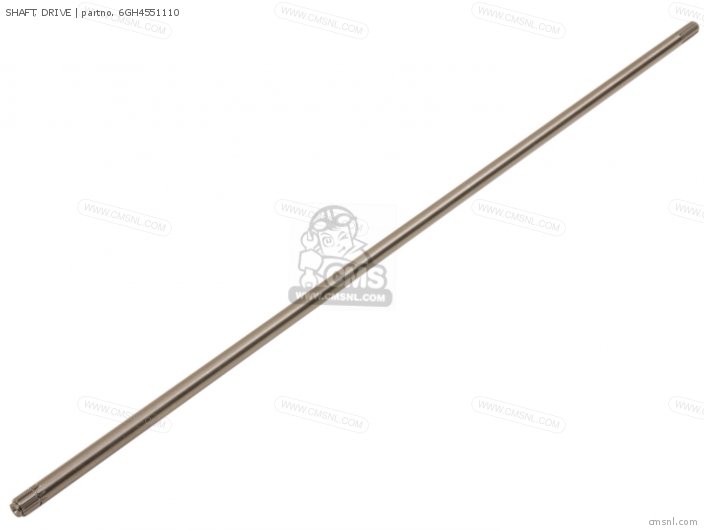 Yamaha SHAFT, DRIVE 6GH4551110 Yamaha SHAFT, DRIVE 6GH4551110