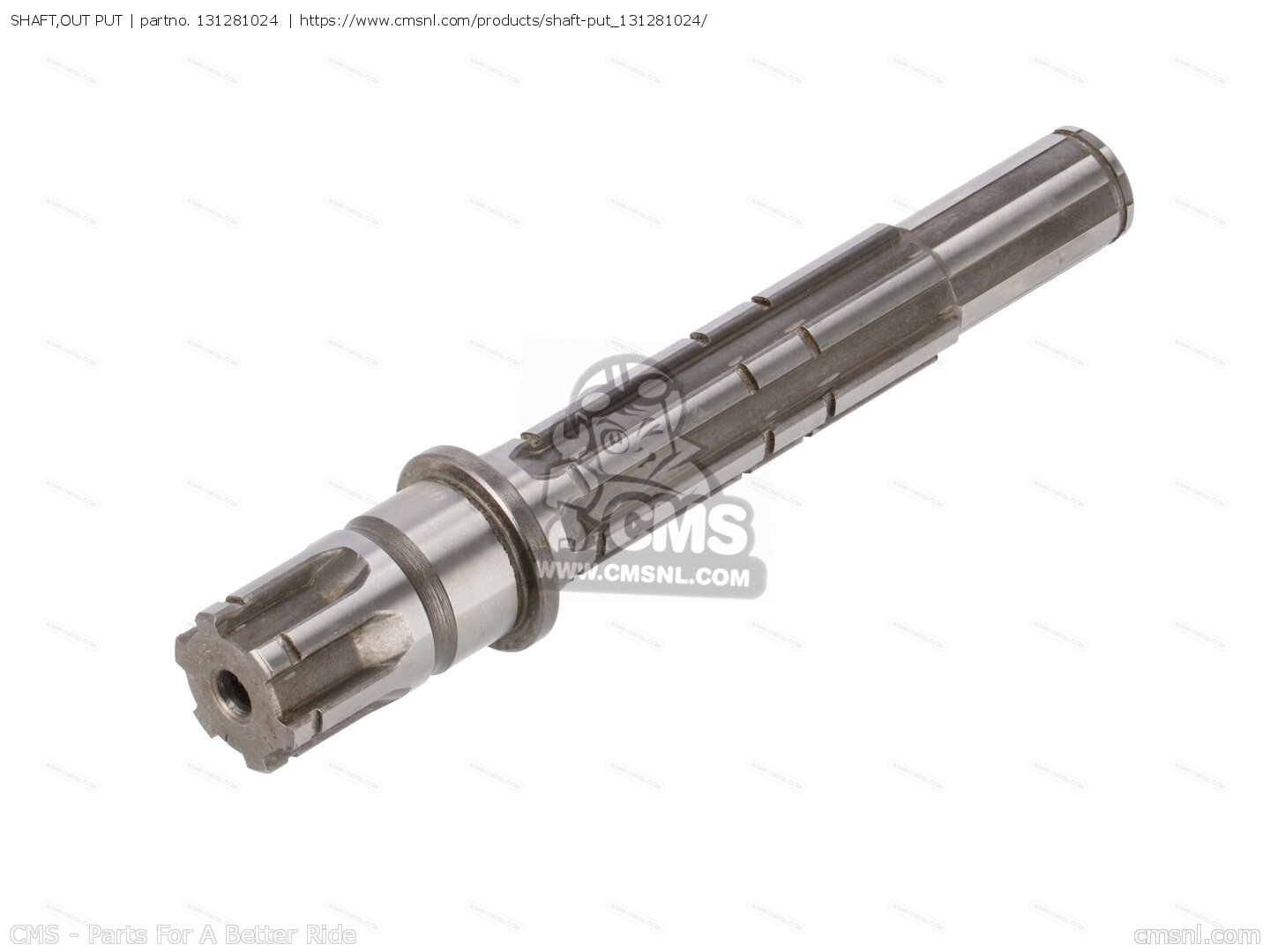 完売 131281024: SHAFT,OUT CMSNL at 13128-1024 the buy - Kawasaki PUT パーツ