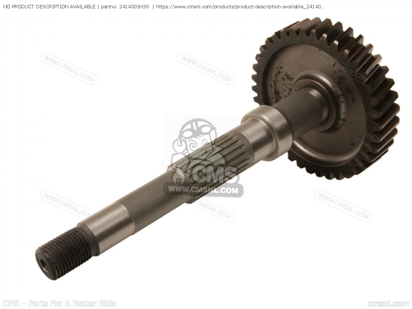 2414003H30 Shaft,rear Axle Suzuki buy the 2414003H30 at CMSNL