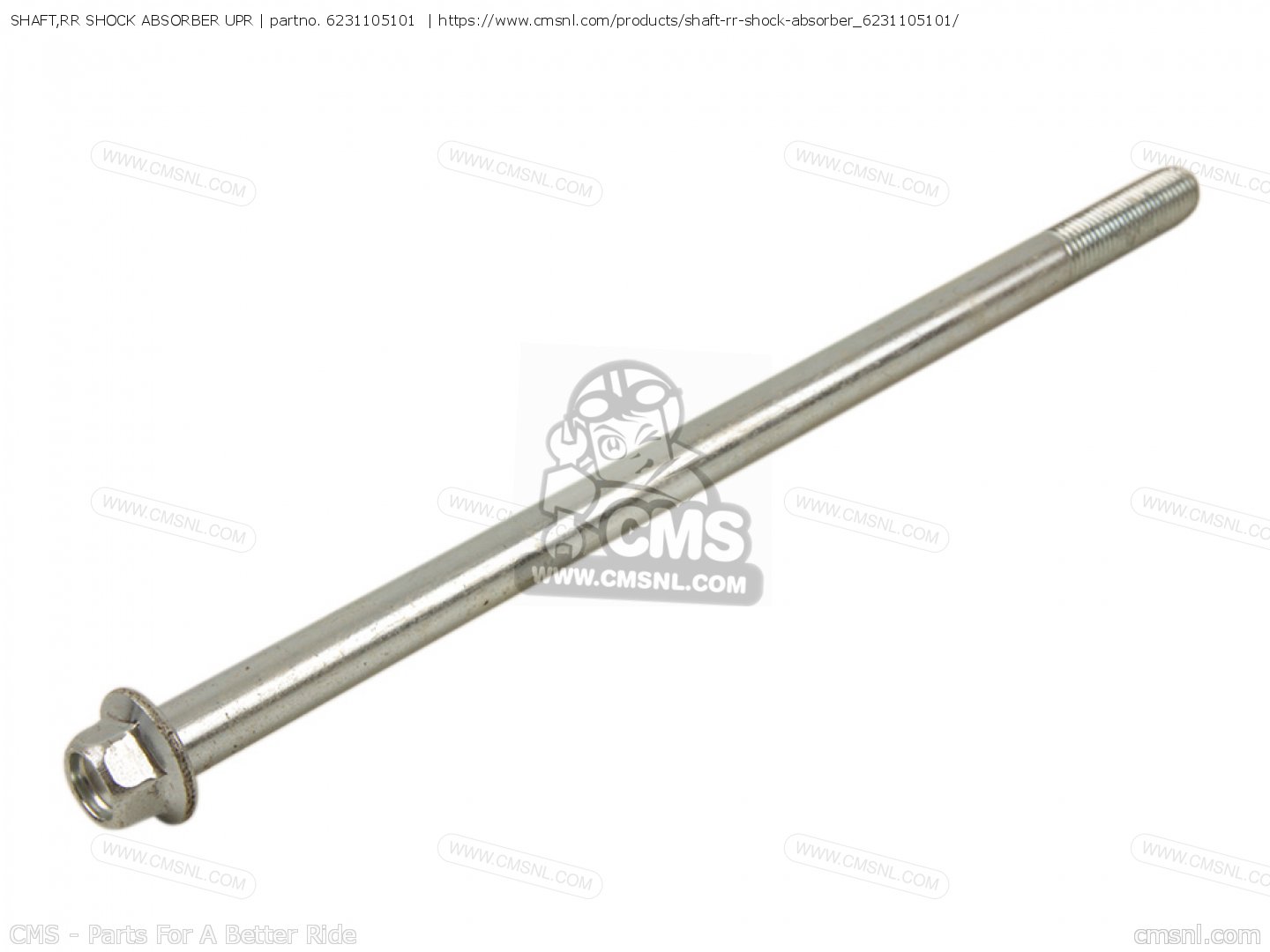 6231105101 Shaft,rr Shock Absorber Upr Suzuki buy the 6231105101 at