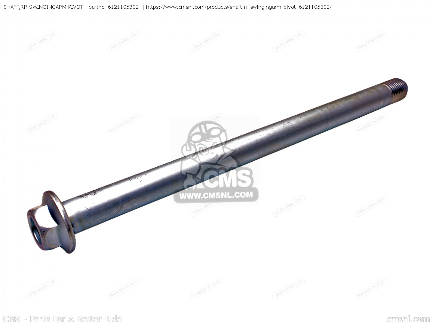 6121105302: Shaft,rr Swingingarm Pivot Suzuki - Buy The 61211-05302 At ...