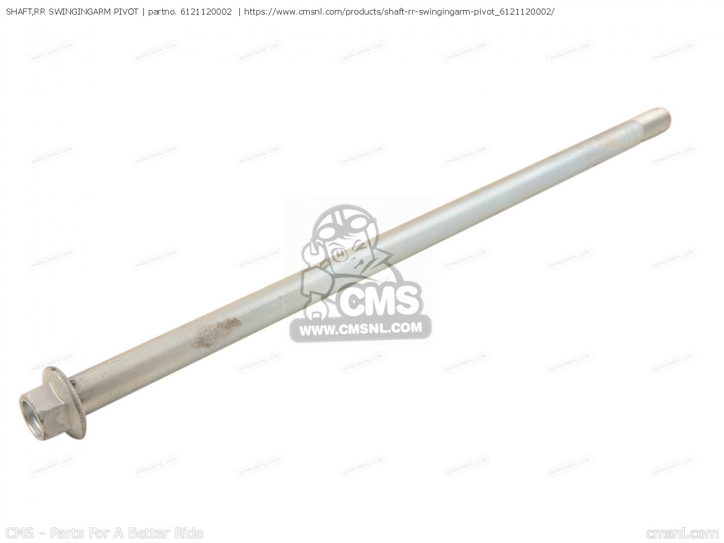 6121120002: Shaft,rr Swingingarm Pivot Suzuki - Buy The 61211-20002 At ...