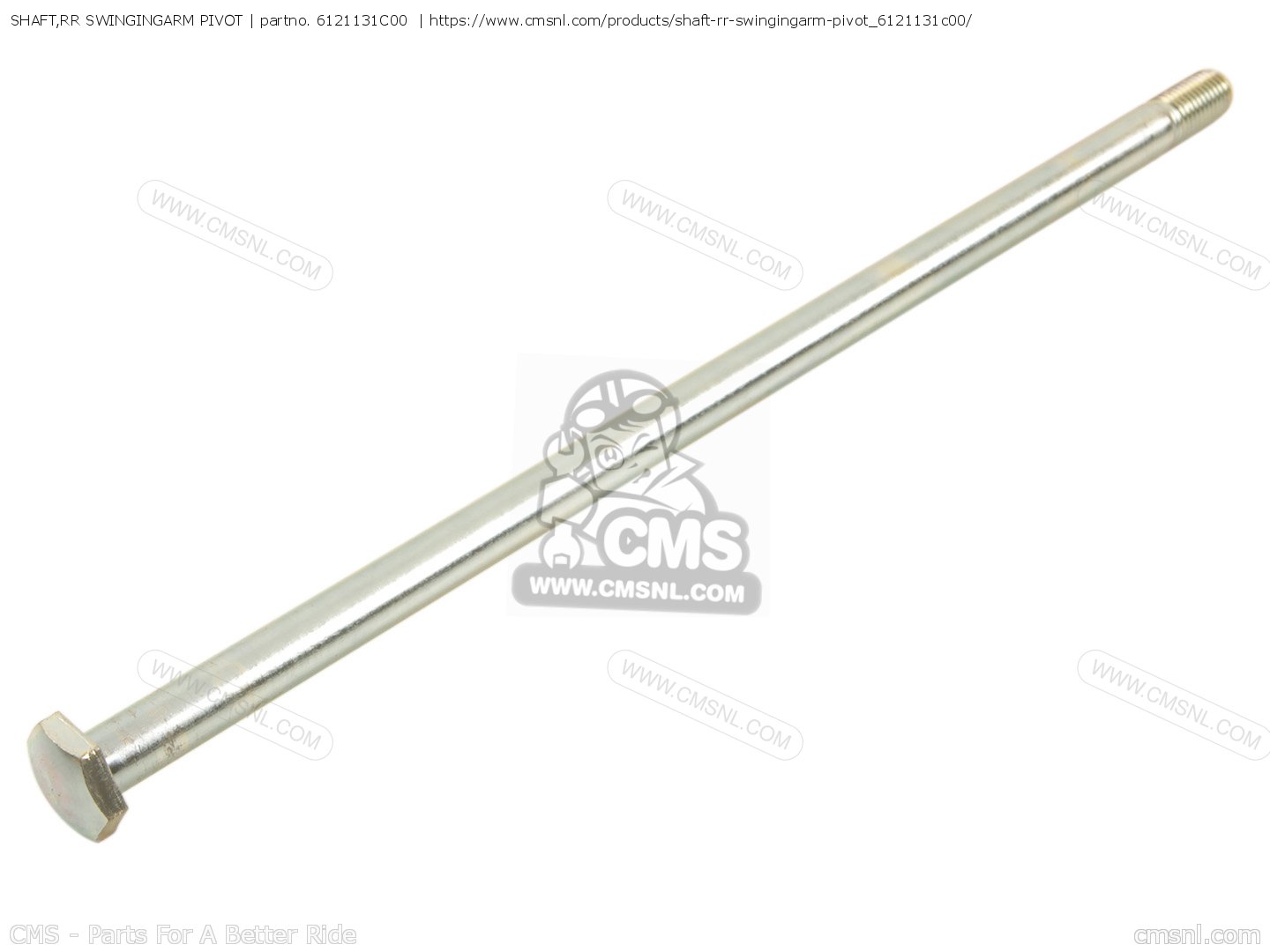 6121131C00: Shaft,rr Swingingarm Pivot Suzuki - Buy The 61211-31C00 At ...