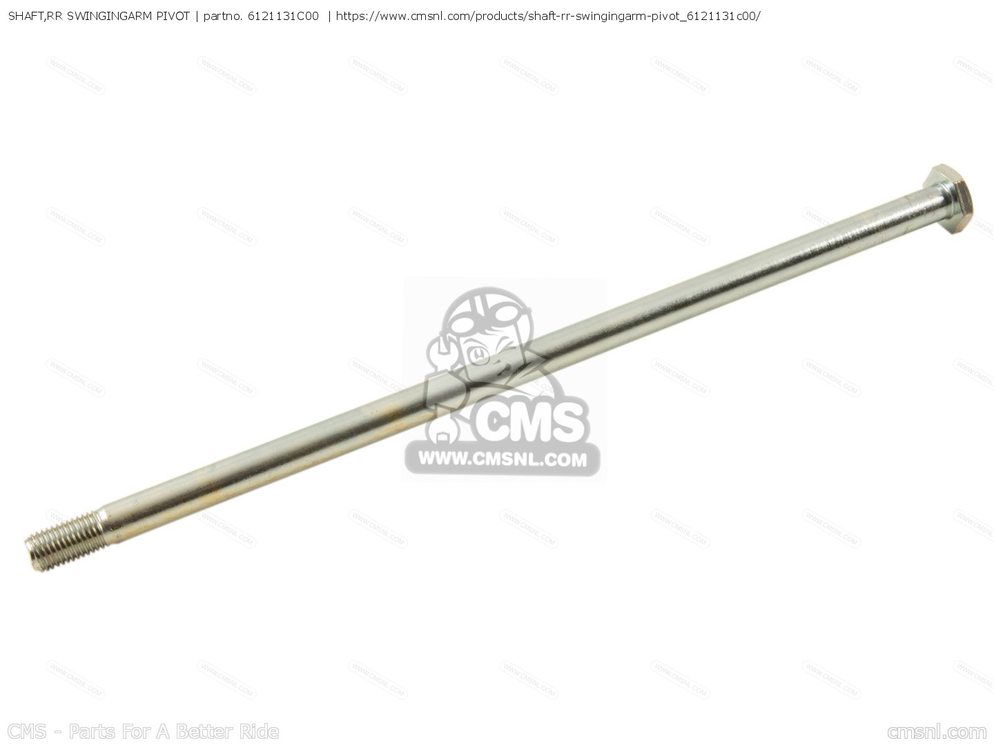 6121131C00: Shaft,rr Swingingarm Pivot Suzuki - Buy The 61211-31C00 At ...