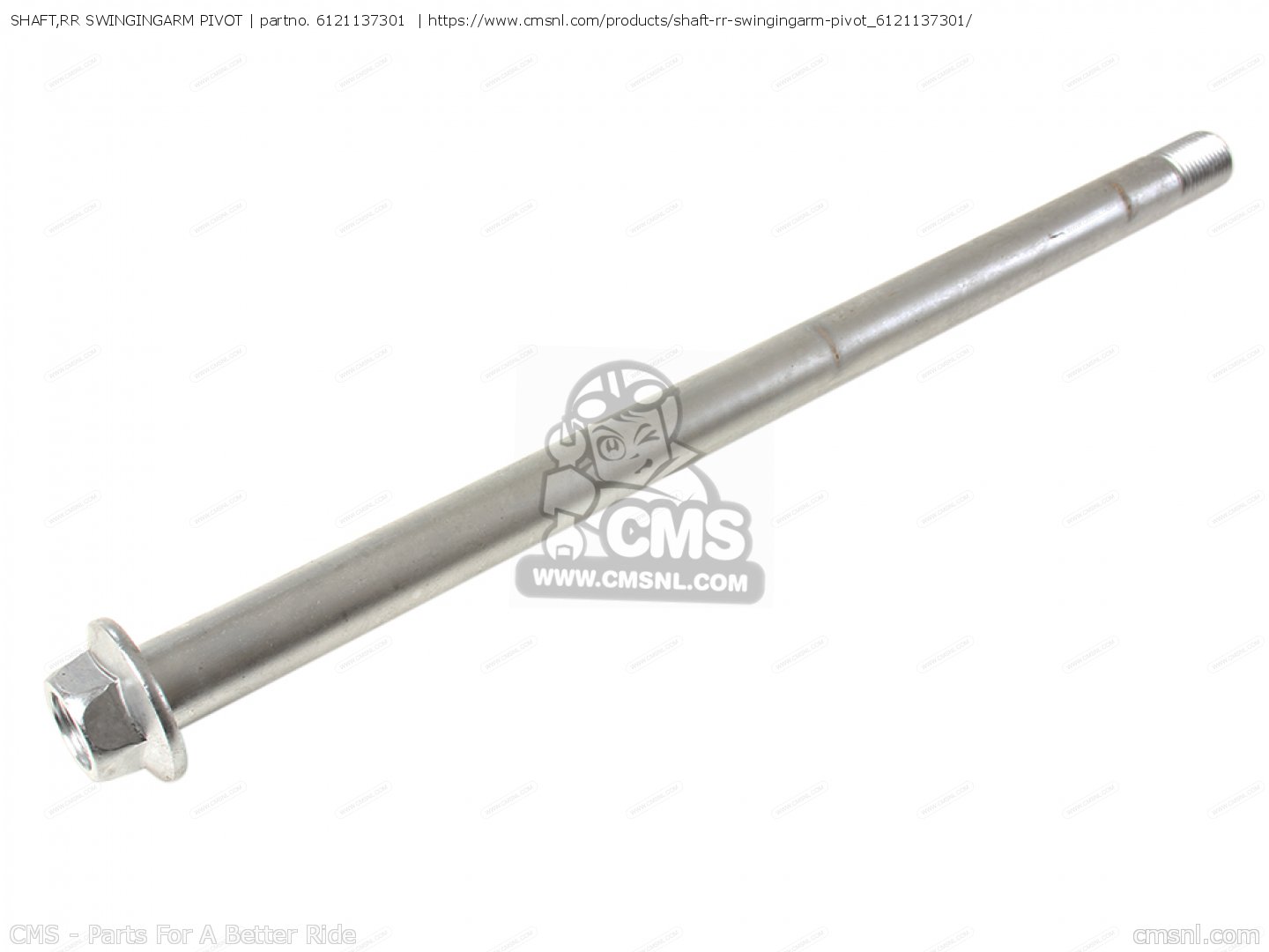 6121137301: Shaft,rr Swingingarm Pivot Suzuki - Buy The 61211-37301 At ...