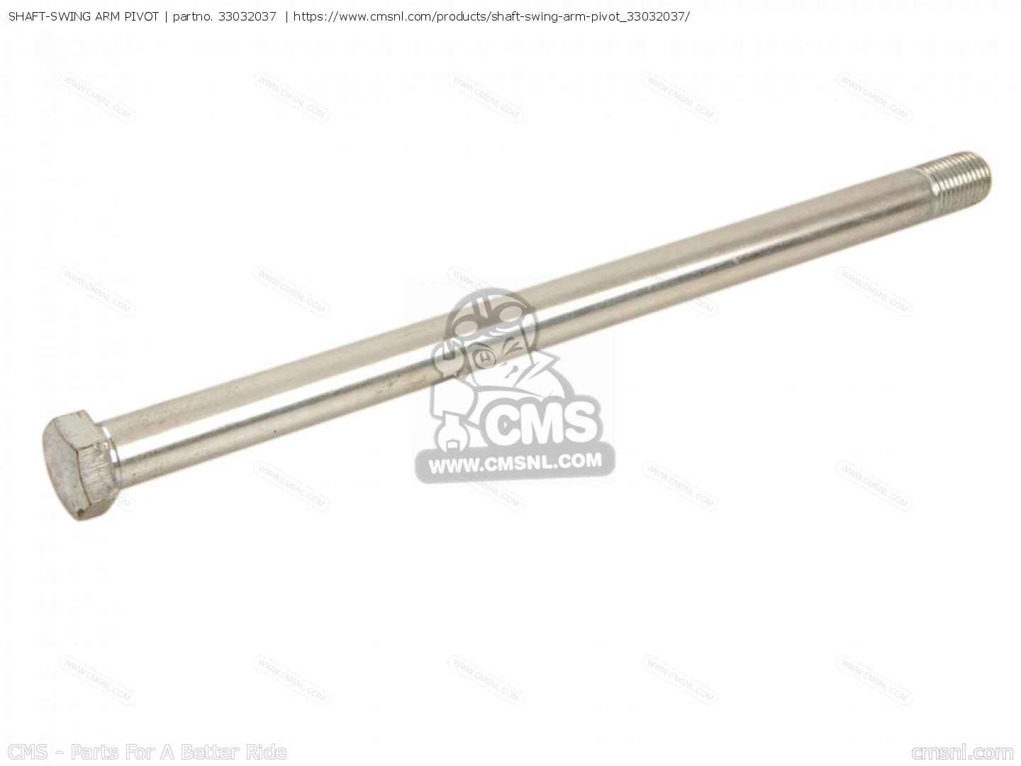 SHAFT-SWING ARM,L=237 for Kawasaki - order at CMSNL