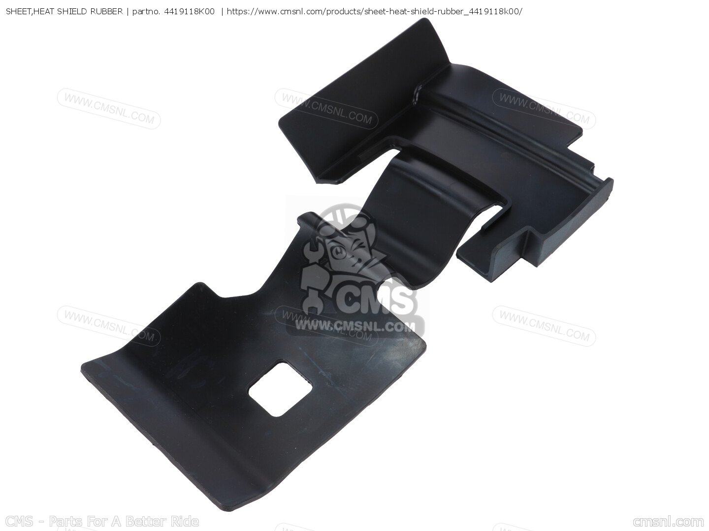 4419118K00: Sheet,heat Shield Rubber Suzuki - buy the 44191-18K00 at CMSNL