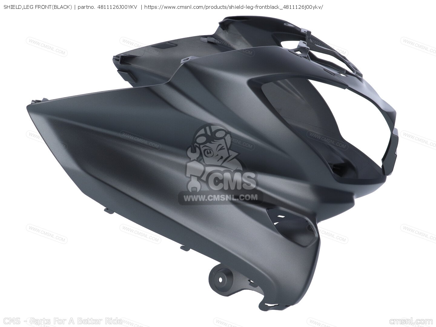4811126J00YKV: SHIELD,LEG FRONT(BLACK) Suzuki - buy the