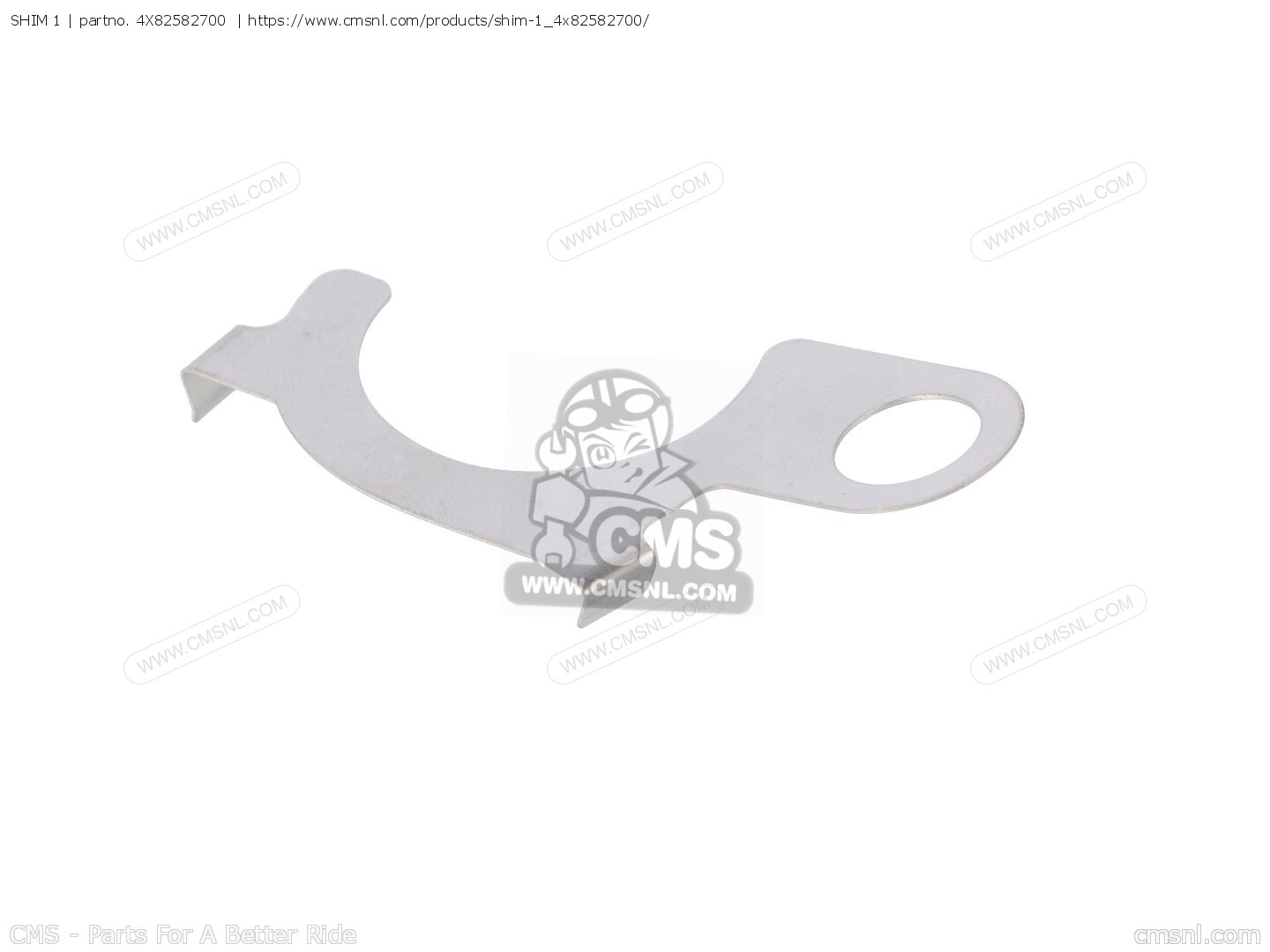 4X82582700: SHIM 1 Yamaha - buy the 4X8-25827-00-00 at CMSNL