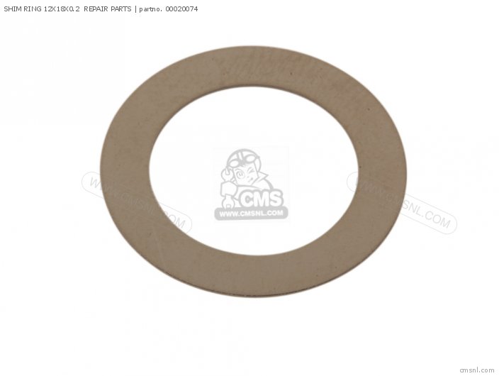 Takegawa SHIM RING 12X18X0.2  REPAIR PARTS 00020074