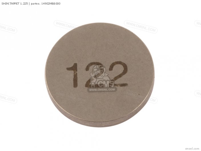 Honda SHIM,TAPPET 1.225 14902MBB000 Honda SHIM,TAPPET 1.225 14902MBB000