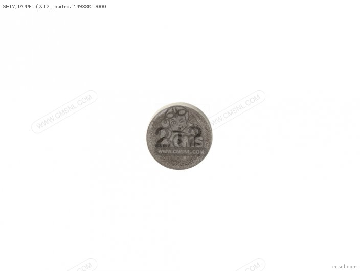 Honda SHIM,TAPPET (2.12 14938KT7000 Honda SHIM,TAPPET (2.12 14938KT7000