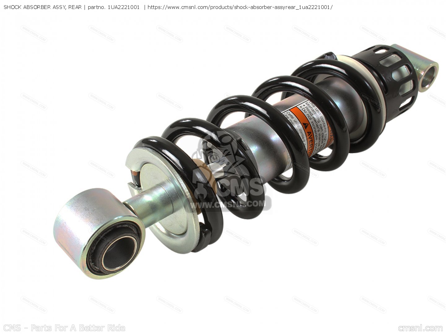 1UA2221001 Shock Absorber Assy, Rear Yamaha buy the 1UA222100100