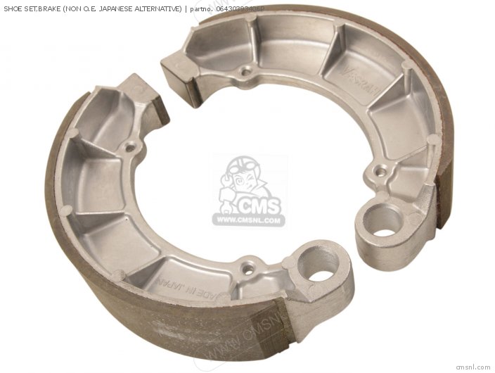 Honda SHOE SET,BRAKE (NAS) (NON O.E. JAPANESE ALTERNATIVE) 06430393406P