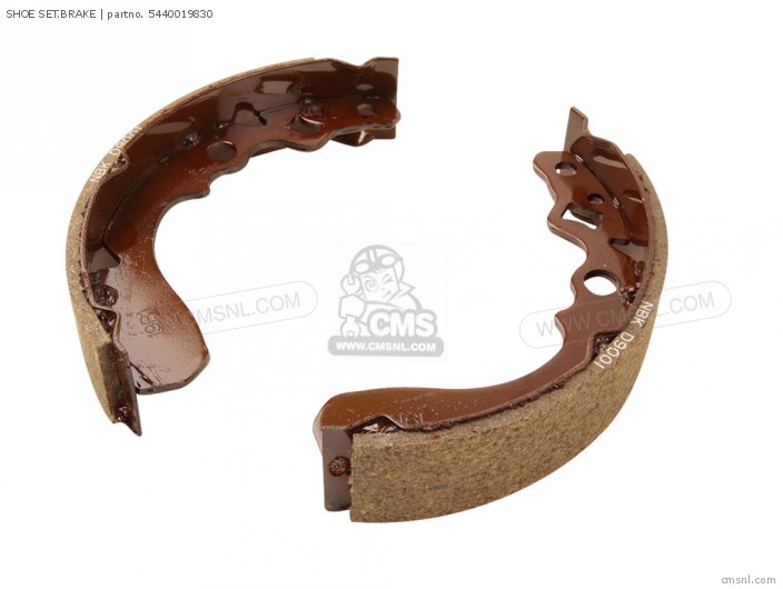 Suzuki SHOE SET,BRAKE (NAS) 5440019830