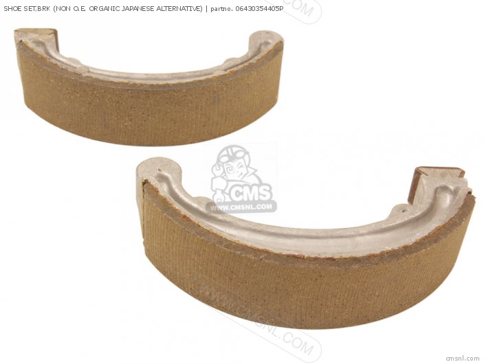 SHOE SET,BRK (NON O.E. ORGANIC JAPANESE ALTERNATIVE)